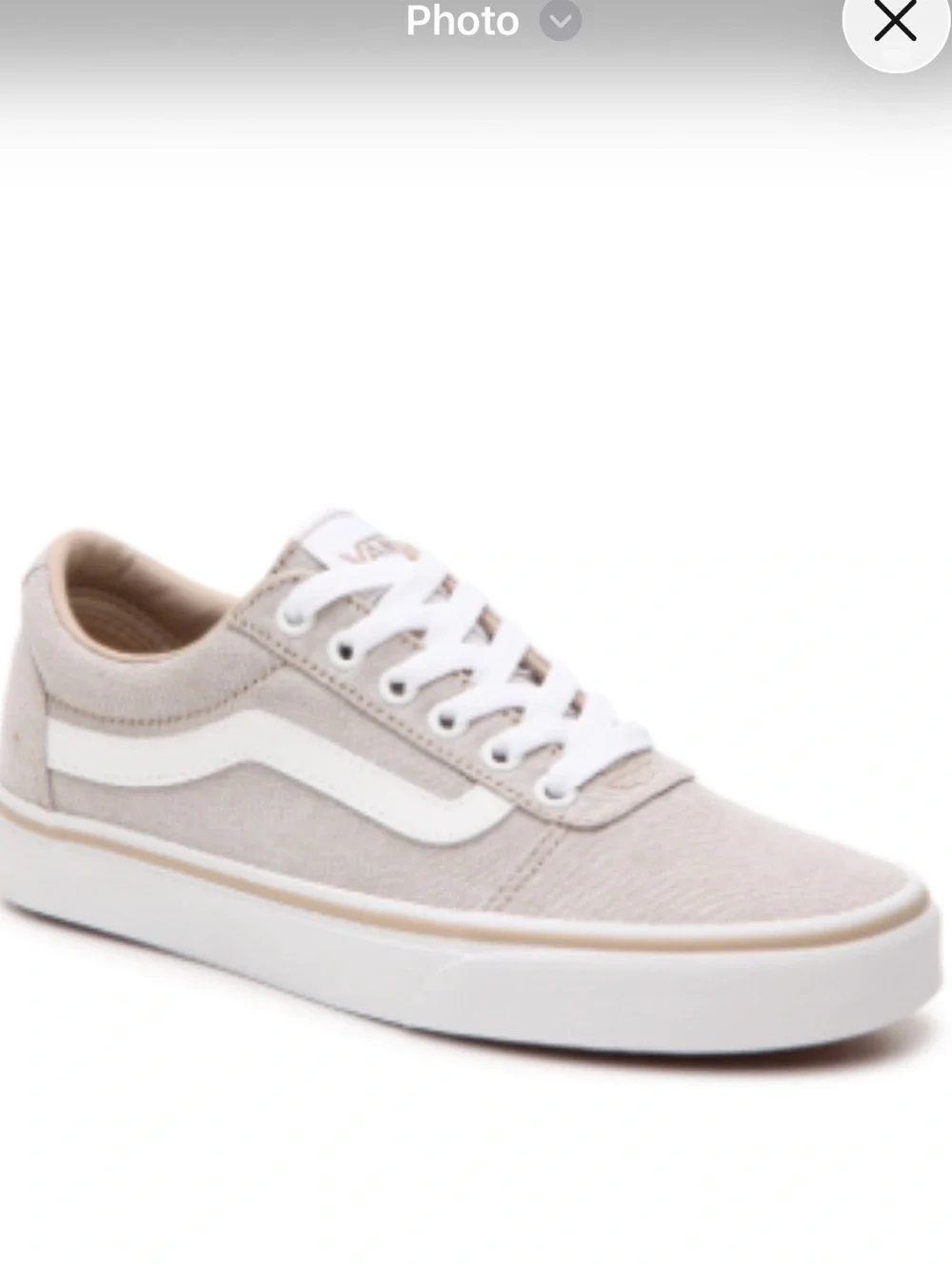 EUC Vans women’s size 10 Ward Lo Sneakers in “Taupe” - Picture 1 of 8